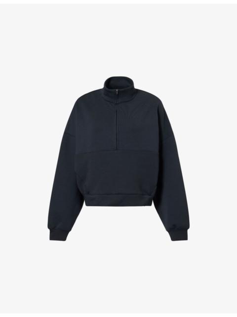 Nike Dri-Fit Oversized Cotton-Jersey Blend Top