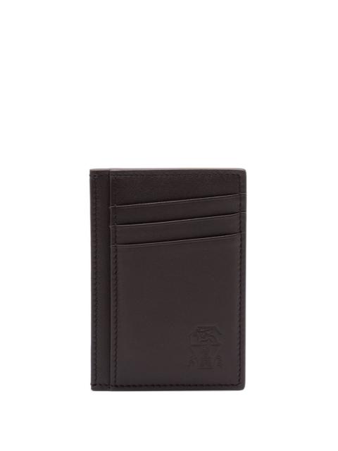 Brunello Cucinelli Men Leather Cardholder