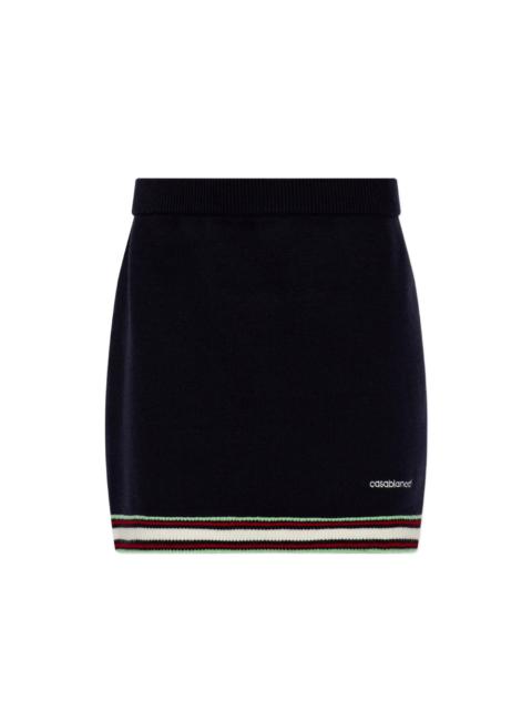 CASABLANCA Casablanca Blue Shorts - Mini Shorts Women