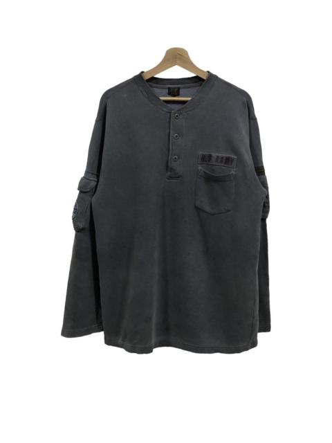 Other Designers Vintage - Faded us army combat fighter navy paralyser sweatshirt