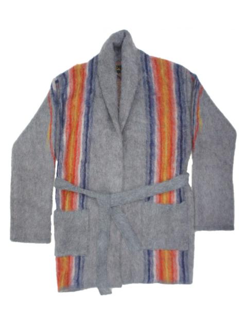 Mohair shawl collar coat - Chimayo grey
