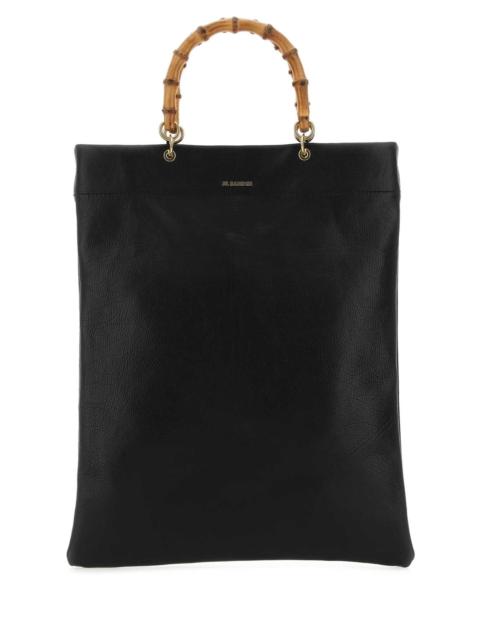 Jil Sander Jil Sander Women Black Leather Medium Shopping Bag