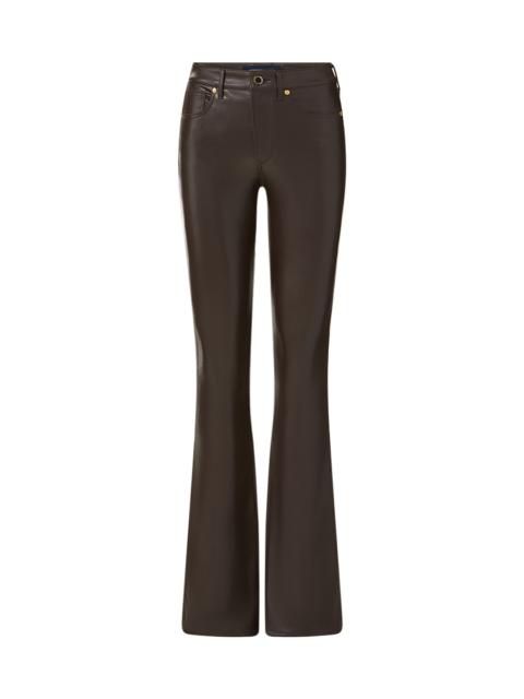 VERONICA BEARD BEVERLY SKINNY-FLARE PANT | VEGAN LEATHER