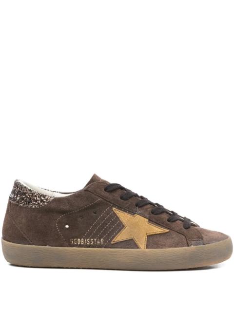 Golden Goose Golden Goose Women "Super Star" Suede Upper Toe Tongue And Star Glitter Heel