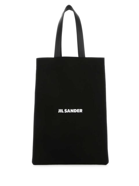 Jil Sander Jil Sander Women Black Canvas Shopping Bag