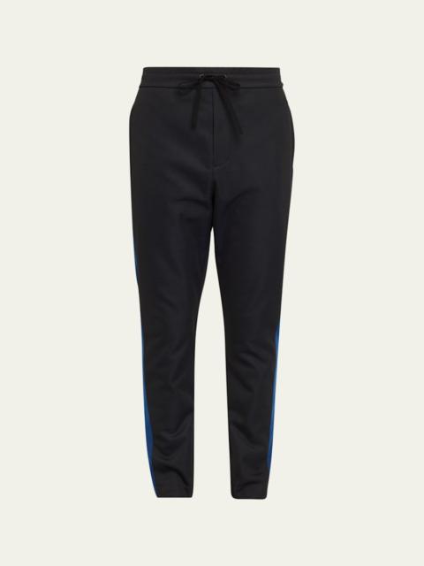 3.1 Phillip Lim Men's Jersey Side-Stripe Track Pants