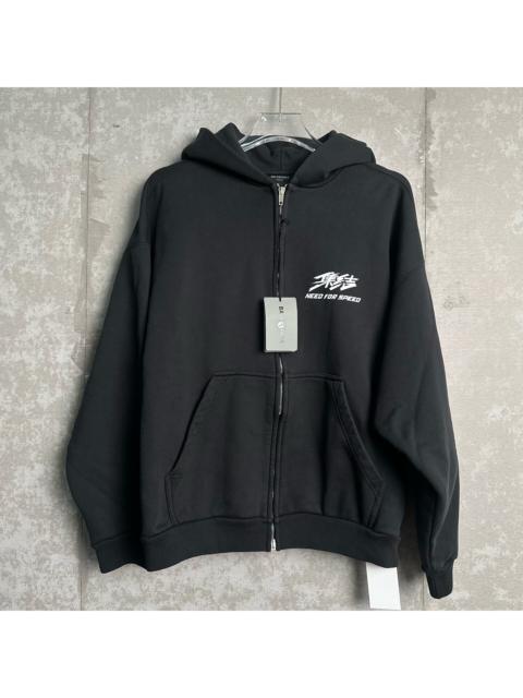 BALENCIAGA Balenciaga x Need for Speed Collaborative Hoodie Black