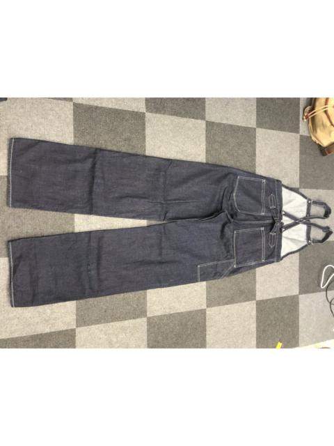 Other Designers DRY BONES Japan Fish Tail Cinch Back Biker Denim Overall