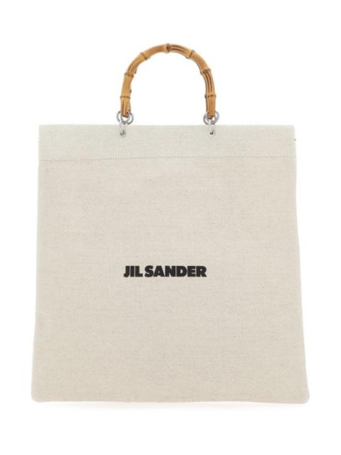 JIL SANDER Sand Canvas Handbag