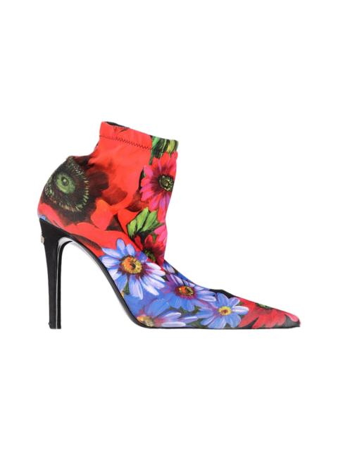 Dolce & Gabbana Dolce & Gabbana Women's Polyester Floral Boot (Authentic Pre-Loved)