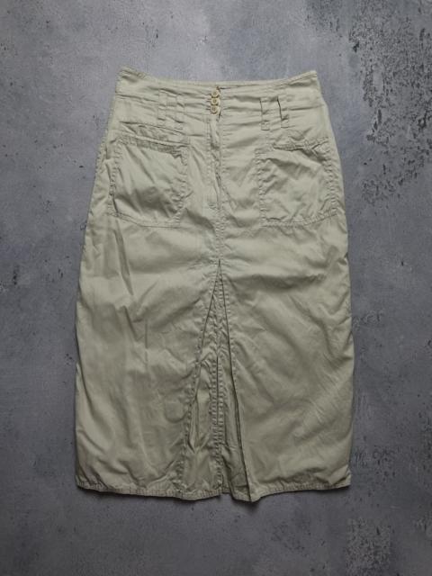 Jil Sander Vintage Jil Sander Midi Maxi Sкirt y2k Lux 00s 90s Italy Rar