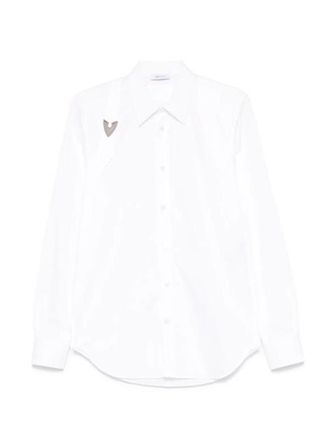 Alexander McQueen BUCKLE POPLIN SHIRT