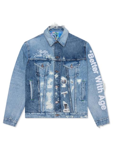 *Better With Age REPAIR DENIM JACKET - INDIGO