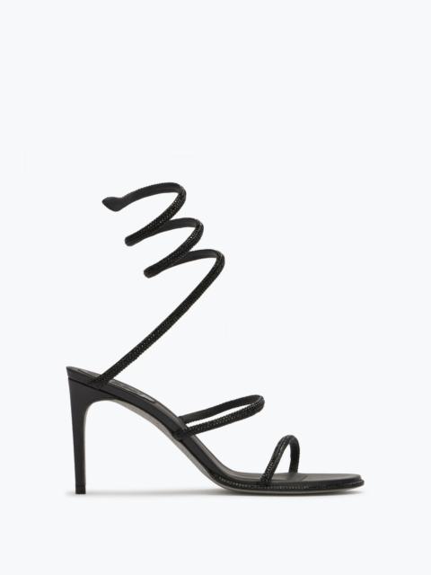 RENE CAOVILLA CLEO BLACK SANDAL 80