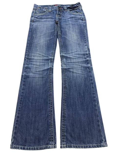 Other Designers Vintage Japanese Brand Blue Faded Wash Bootcut Style Jeans