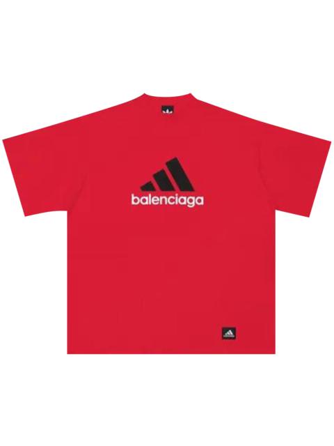 BALENCIAGA Balenciaga x adidas Oversized T-Shirt 'Red'
