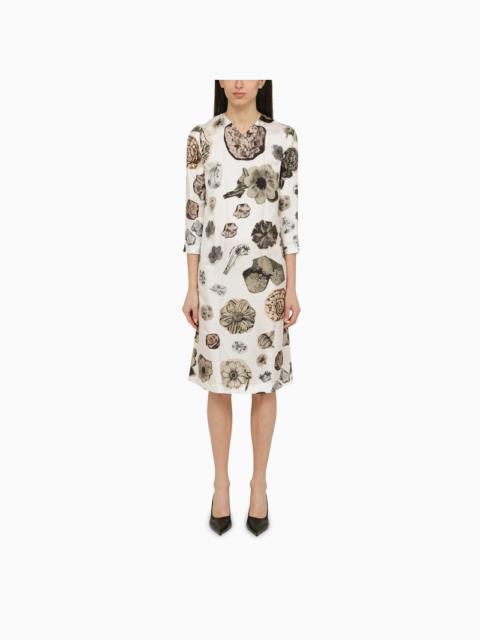 Marni Silk Flower Collage Print Dress Women