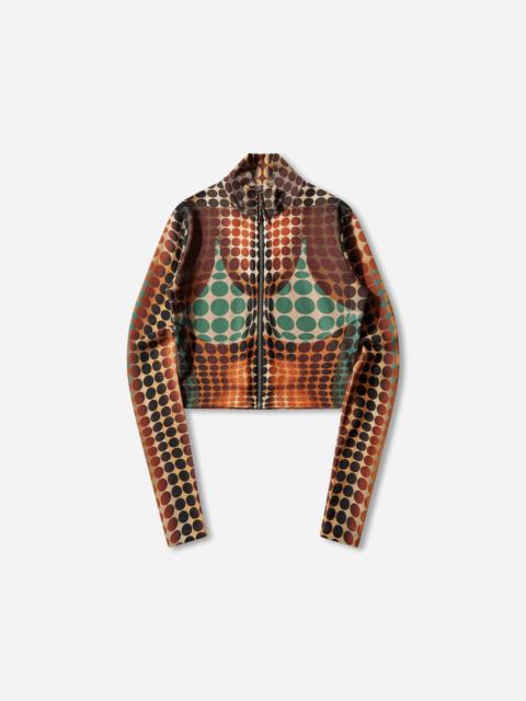 Jean Paul Gaultier Women's Re-Edition Dots Top Orange