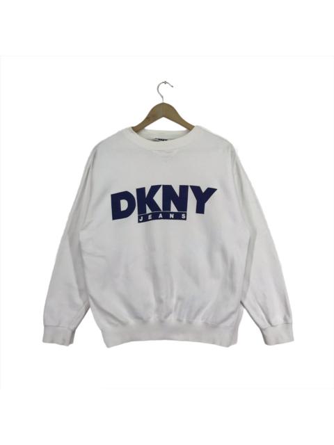 Other Designers Vintage - Vintage DKNY Jeans Sweatshirt BiG Logo Crewneck