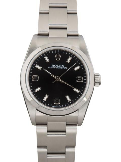 Rolex Oyster Perpetual 31 Ref 77080 Black Dial