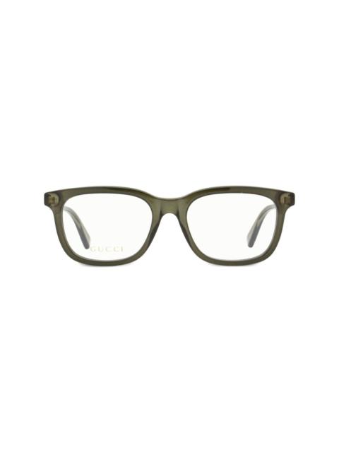 logo-plaque rectangle-frame glasses