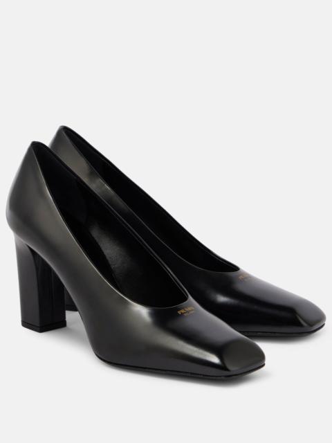 Prada 85 leather pumps