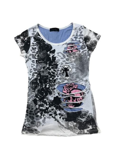 Other Designers Y2k Japanese brand skull punk tshirt