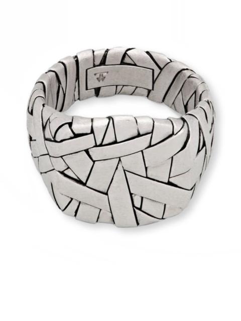 TOM WOOD QUILT RING - S925 STERLING SILVER