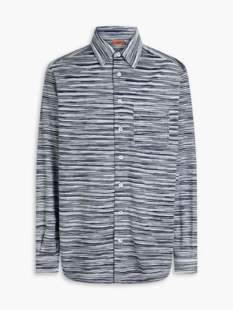 Missoni Space-dyed cotton-jersey shirt