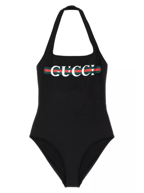 Gucci Women Sparkling Jersey One-Piece Swimsuit