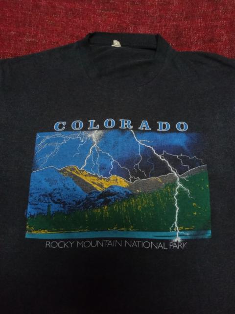 Other Designers Vintage - Rare Vintage 80s Colorado Rocky Mountain National Park Tee