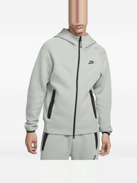 Tech Fleece "Mica Green/Black" hoodie