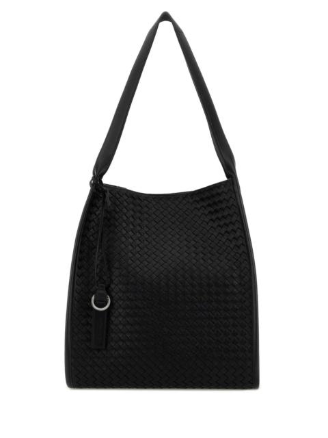 Bottega Veneta Bottega Veneta Men Black Leather Corriere Shopping Bag