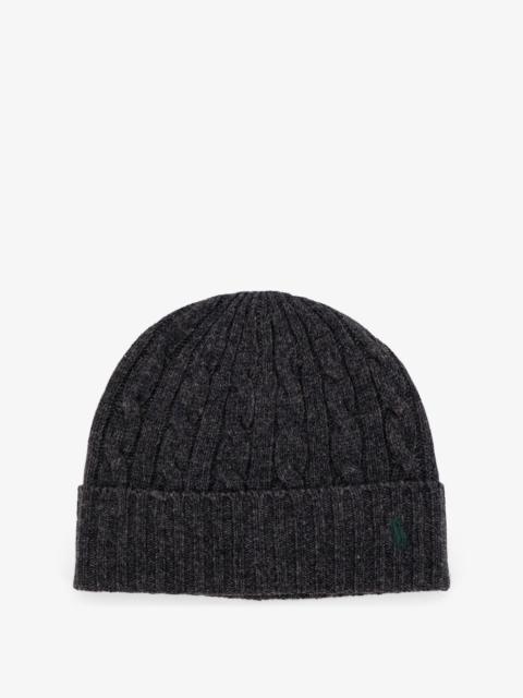 Polo Ralph Lauren Polo Ralph Lauren Wool Blend Cable Knit Beanie Hat