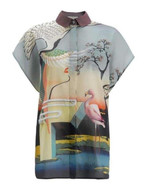 Other Designers Cotton Flamenco Print Shirt