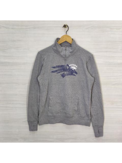 Other Designers Jansport × Vintage - 90s University of Nevada Quarter Zip Sweater