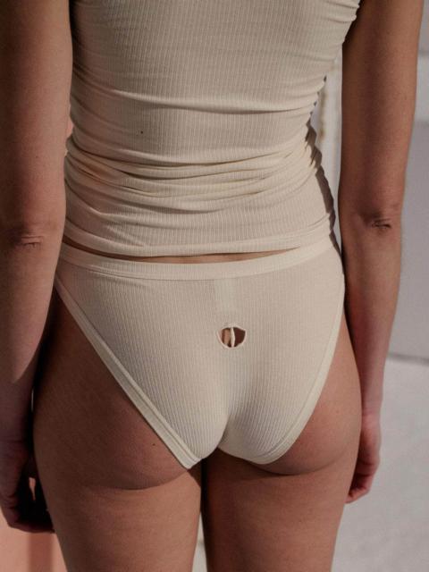 BASERANGE Harmonic Bell Pants - Fine Organic Cotton Rib