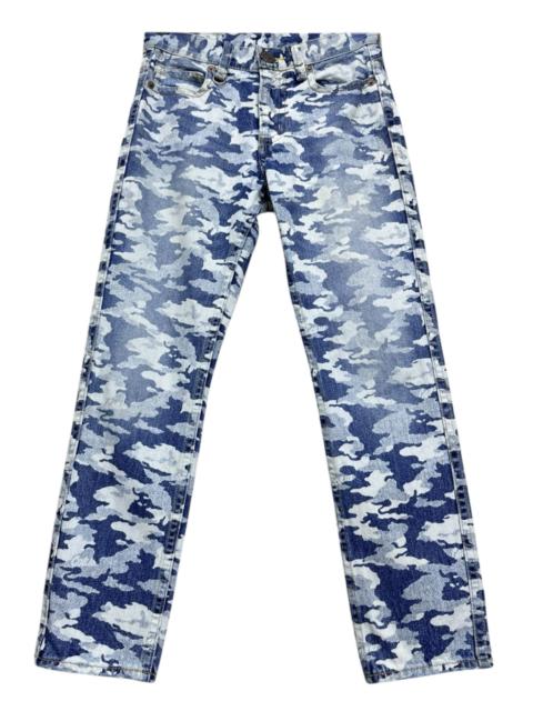 Other Designers Japanese Brand × Vintage - FYE🔥Dope Camo Blue Print Denim Inspired by Hysteric Glamour