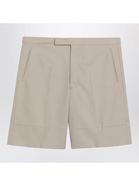 Prada Prada Sand-Colored Cotton Bermuda Shorts Men
