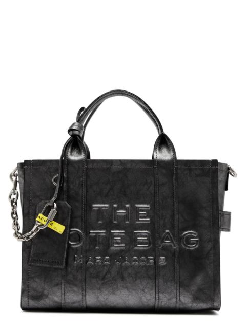Marc Jacobs The Tote Medium Metallic Leather Tote
