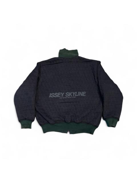 Other Designers Issey Miyake - Vintage 80s Issey Skyline Reversible Bomber Jacket