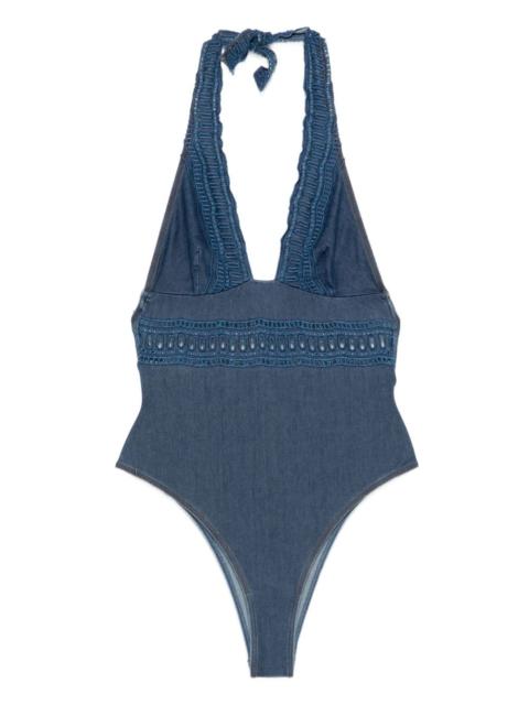 Other Designers Ermanno Scervino Women Lace Detail Swimsuit