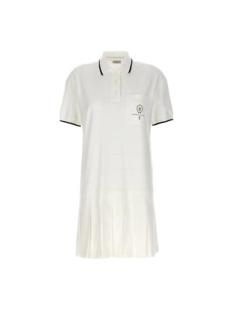 Brunello Cucinelli Brunello Cucinelli Wowhite Cotton Polo Dress