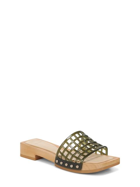 Vince Vince Barb Jelly Slide Sandal in Chive at Nordstrom