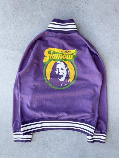 Vintage - STEAL! 2000s Hysteric Glamour Smiling Girl Purple Jacket