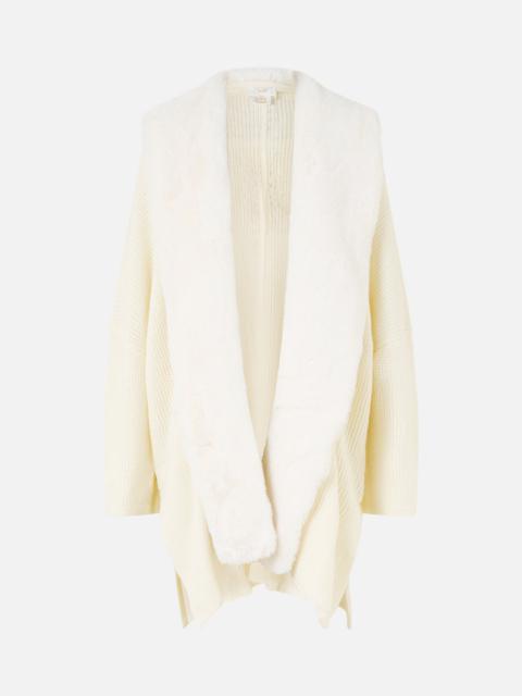 CAMILLA KNIT RELAXED LAYER WITH FAUX FUR