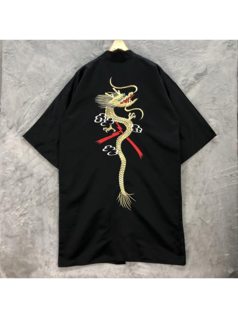 Other Designers Japanese Brand - ICHIBAN EMBROIDERY DRAGON ON BACK CARDIGAN / KIMONO #6256-56