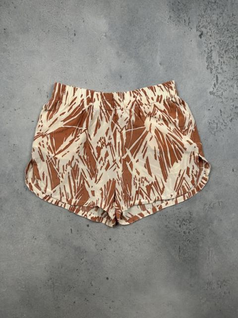 GANNI Ganni Happy Valley Silk Printed Shorts Scandinavian Luxury