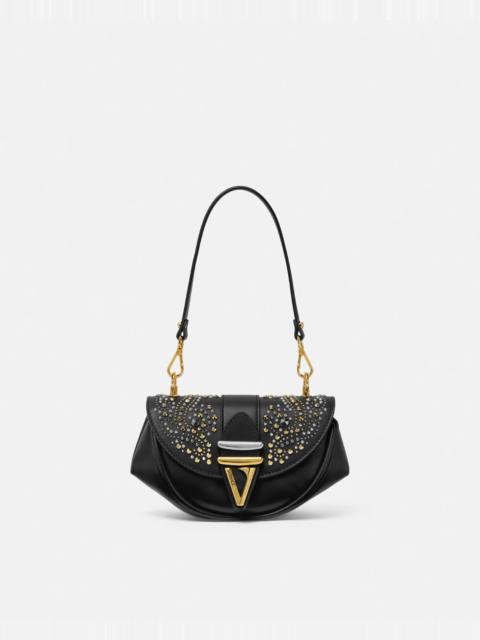 VERSACE Studded Virtus Small Shoulder Bag