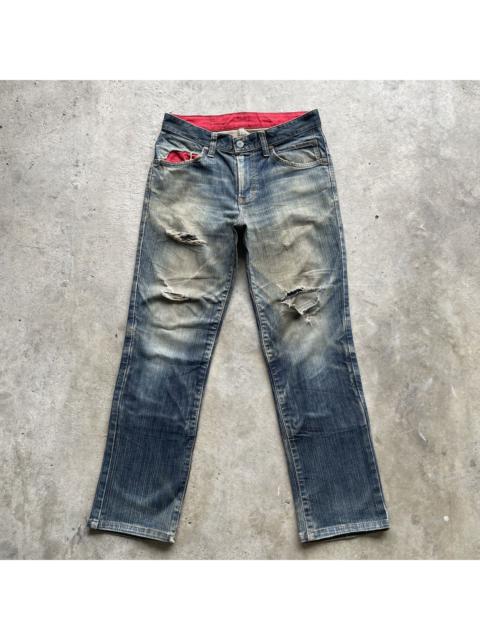 Other Designers Vintage Edwin X Motor Head Rusty Sick Jean Denim Pants Faded